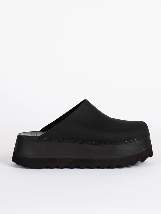 Bryr Shoes - Bryr Black Platform Mule Clog